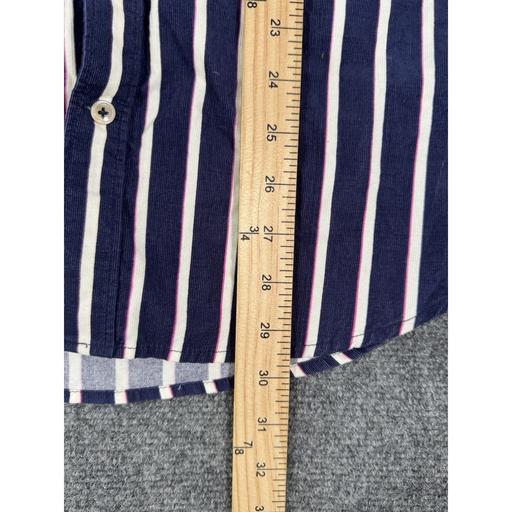 NWT NN07 No Nationality Shirt Mens Small Blue Errico Flannel Button Up Cotton - Picture 9 of 11
